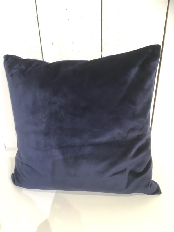 Coussin smooth bleu