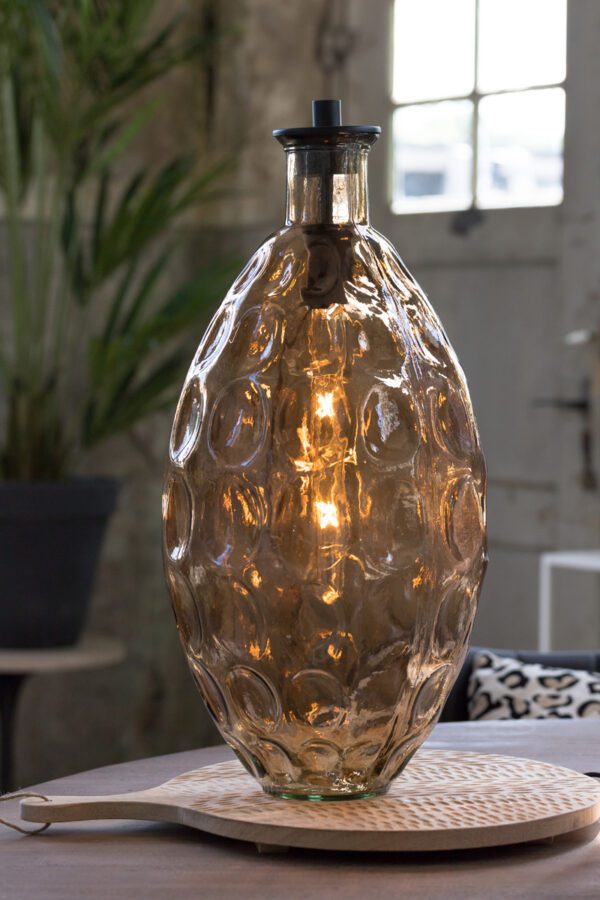 Vase PALLOCI  Verre Brun Foncé – Image 3