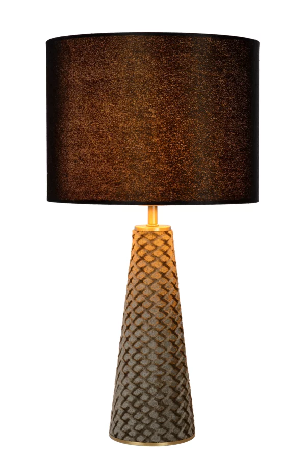 grande lampe à poser "extrav aganza" de la marque lucide de couleur marron