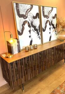 Buffet élégant avec objets de déco épurés - Finel Lessay